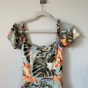 Guess Tropical Print Dress